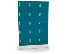 Premium lockers with fifteen lockable boxes ALFORT AD 1920 x 1200 x 520